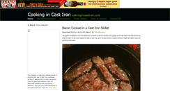 Desktop Screenshot of cookingincastiron.com